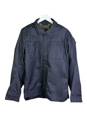 NWT Revit Tracer Black Motorcycle Overshirt w/ Cordura Denim, Size Small